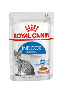 Royal Canin Indoor Sterilised in Gravy (saus) natvoer kattenvoer zakjes 12x85g