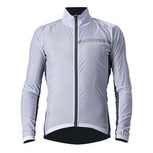 Castelli Squadra stretch fietsjack zilvergrijs heren XL