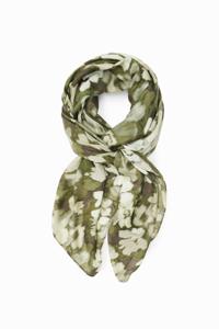 Rechthoekige sjaal met camouflage - GREEN - U