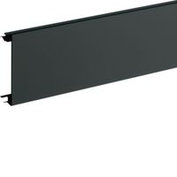 Deksel voor wandgoot zwart 65x100 mm, Tehalit RAL 9011 -grafietzwart prijs per meter Deksel voor wandgoot zwart 65x100 mm, Tehalit RAL 9011 -grafietzwart prijs per meter