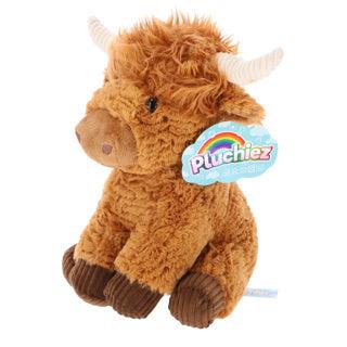 Pluchiez pluche Schotse Hooglander 28 cm