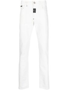 Philipp Plein jean à coupe droite - Blanc