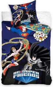 Dc Comics Dekbedovertrek Super Friends 140 x 200 cm - 70 x 80 cm - katoen