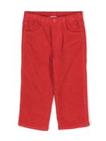 Il Gufo pantalon en velours côtelé à coupe droite - Rouge