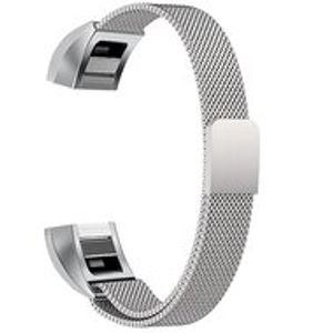 FitBit Alta HR Milanese bandje - Maat: Small - Zilver