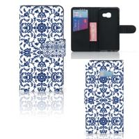 Samsung Galaxy A3 2017 Hoesje Flower Blue