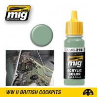 MIG Acrylic FS 34226 (BS283) Interior Green 17ml - thumbnail
