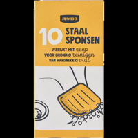 Jumbo Staalsponsen 10 Stuks Jumbo Staalsponsen 10 Stuks