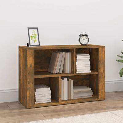 Dressoir 80x30x54 cm bewerkt hout gerookt eikenkleurig