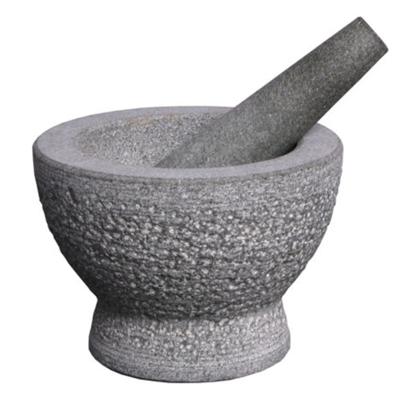 Svenska Living Vijzel met Stamper - grijs - graniet - D16 cm