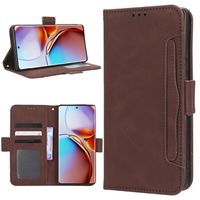 Motorola Edge 40 Pro/Edge+ (2023) Cardholder Series Portemonnee Hoesje - Bruin