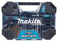Makita Accessoires Boor-/schroefbitset 71-Delig - E-22589