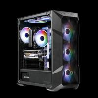 ATX Semi-toren BehuizingCooler Master TD500V2-KGNN-S00 Zwart - thumbnail