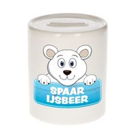 Spaarpot van de spaar ijsbeer Teddy Cool 9 cm - thumbnail