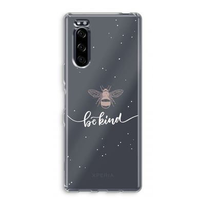 Be(e) kind: Sony Xperia 5 Transparant Hoesje
