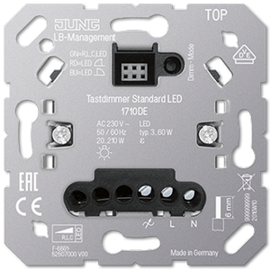 LED tastdimmer standaard Jung 1710DE