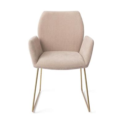 Jesper Home Misaki eetkamerstoel Sand Strand slide gold