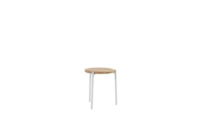 Yoga Bijzet Tafel Natural Teak Frost Grey dia. 45 cm - 4so
