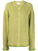 3.1 Phillip Lim pull nervuré à col v - Vert