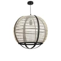 Mica Decorations Pella Hanglamp H43,5 x Ø45 cm Off White - thumbnail