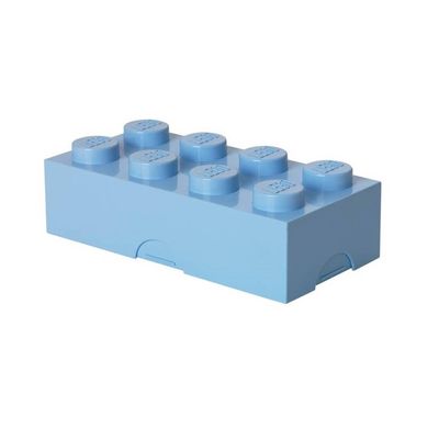 LEGO - Set van 2 - Lunchbox Classic Brick 8, Lichtblauw - LEGO