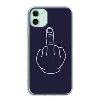 F**k U: iPhone 11 Transparant Hoesje