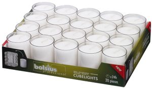 Bolsius relight navulling 64/52 transparant 20 stuks