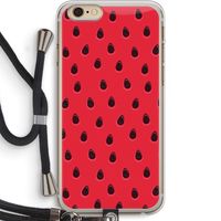 Watermelon: iPhone 6 PLUS / 6S PLUS Transparant Hoesje met koord