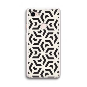 Crazy pattern: Google Pixel 3 Transparant Hoesje