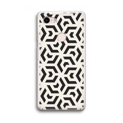 Crazy pattern: Google Pixel 3 Transparant Hoesje