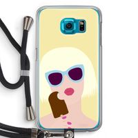 Ice cream: Samsung Galaxy S6 Transparant Hoesje met koord