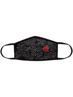 Dolce & Gabbana masque à logo imprimé - Noir