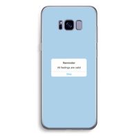 Reminder: Samsung Galaxy S8 Plus Transparant Hoesje