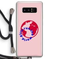 Run The World: Samsung Galaxy Note 8 Transparant Hoesje met koord Run The World: Samsung Galaxy Note 8 Transparant Hoesje met koord