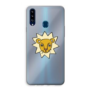 Kleine leeuw: Samsung Galaxy A20s Transparant Hoesje