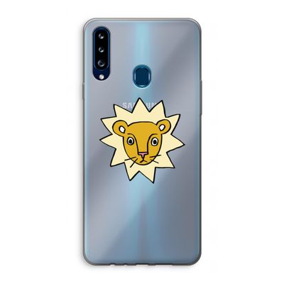 Kleine leeuw: Samsung Galaxy A20s Transparant Hoesje