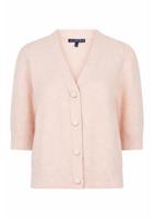 Red Button Cardigan Popcorn | Blossom