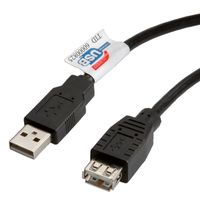 ROLINE USB 2.0 Kabel, Type A-A, M/F 3,0m - thumbnail