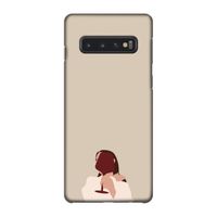 I drink wine: Samsung Galaxy S10 4G Volledig Geprint Hoesje