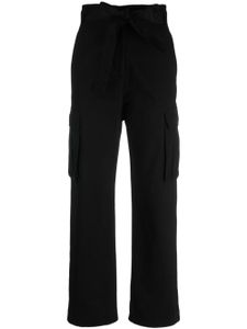 PINKO pantalon droit à poches cargo - Noir