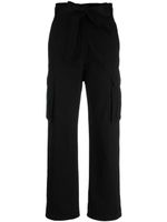 PINKO pantalon droit à poches cargo - Noir