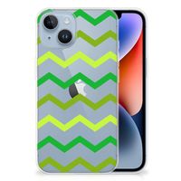 Apple iPhone 14 TPU bumper Zigzag Groen