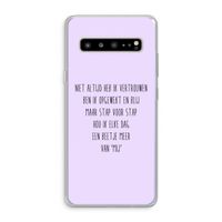 Zelfvertrouwen: Samsung Galaxy S10 5G Transparant Hoesje