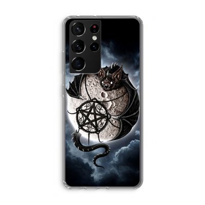 Volle maan: Samsung Galaxy S21 Ultra Transparant Hoesje