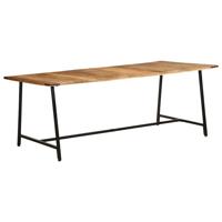 Eettafel 200x100x75 cm massief mangohout