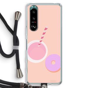 Donut: Sony Xperia 5 III Transparant Hoesje met koord