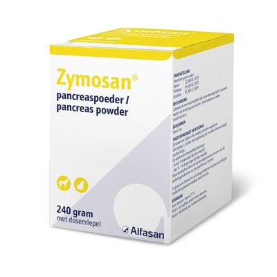 Zymosan Pancreaspoeder Hond & Kat 240gr
