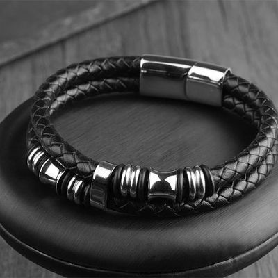 Stoere herenarmband