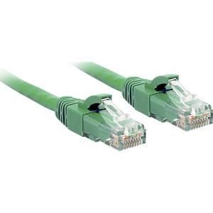 LINDY 48045 RJ45 Netwerkkabel, patchkabel CAT 6 U/UTP 0.30 m Groen Snagless 1 stuk(s)