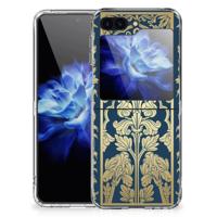 Samsung Galaxy Z Flip 5 | TPU Case | Beige Flowers
